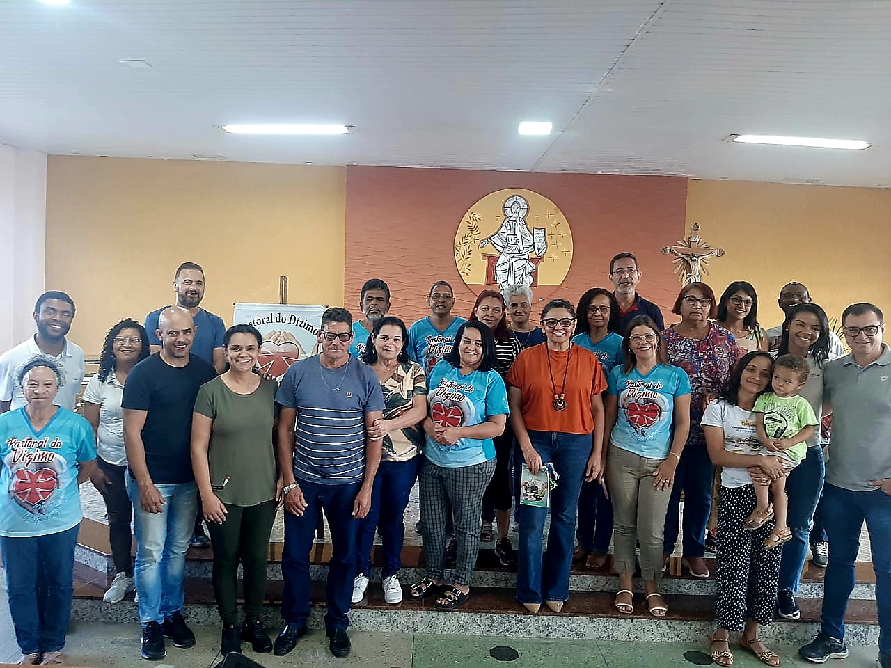 A Paróquia Bom Jesus dos Palmares realizou um encontro de formação para os agentes da Pastoral do Dízimo