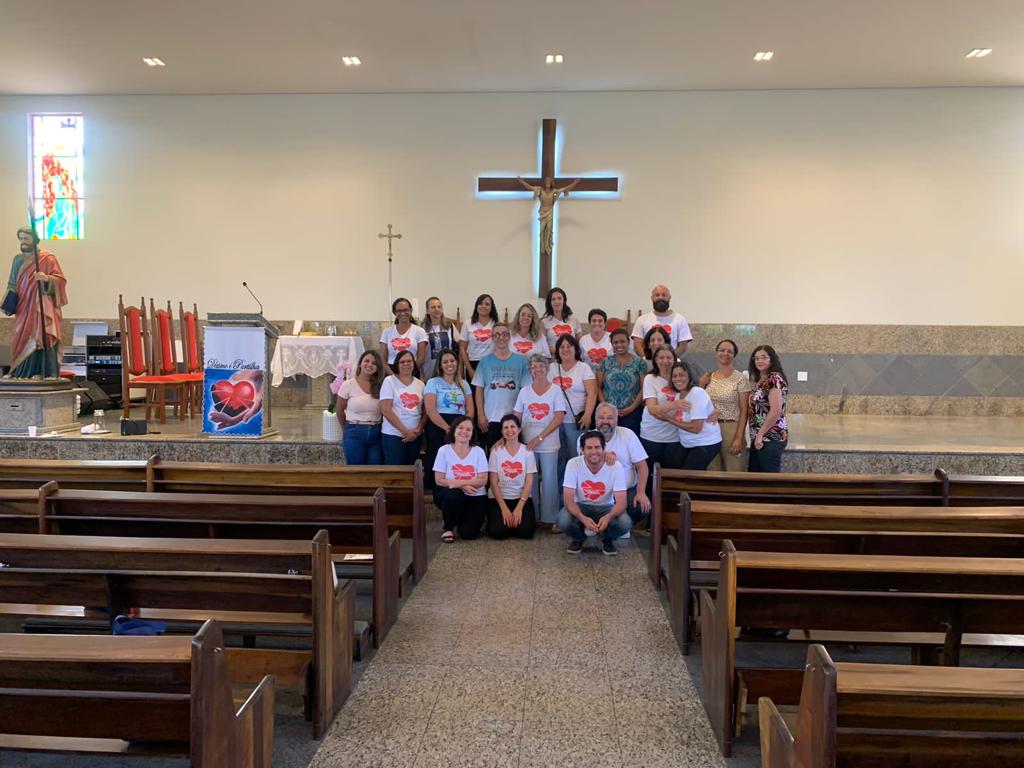 A Paróquia São Judas Tadeu (RENSA) realizou um encontro de formação para a Pastoral do Dízimo.