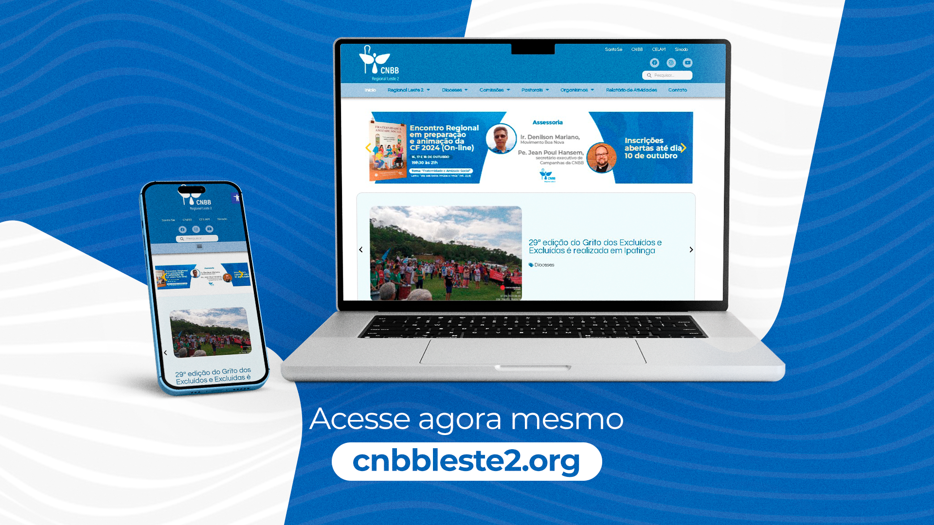 CNBB Leste 2 apresenta site com novas ferramentas para os fiéis