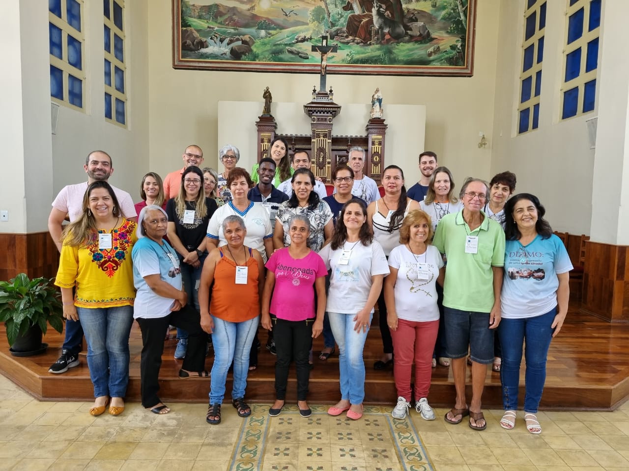 A Forania Nossa Senhora do Bonsucesso (RENSB) ofereceu formação para a Pastoral do Dízimo