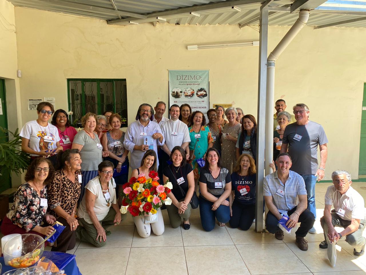 A Forania Nossa Senhora das Dores (RENSB) realizou um encontro de formação para a Pastoral do Dízimo