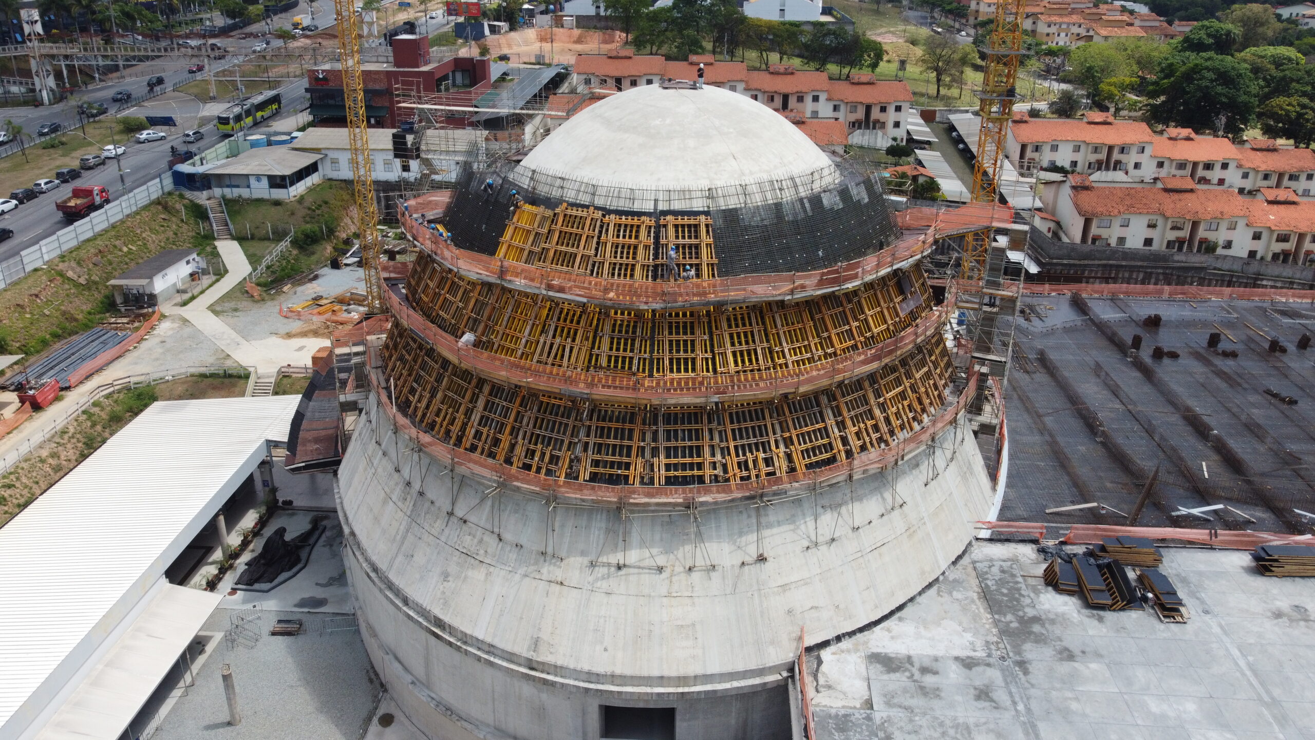 Catedral Cristo Rei: obras avançam com mais uma concretagem