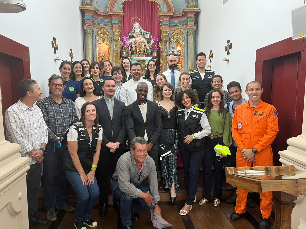 Santuário da Mãe Piedade acolhe visita do Ministério Público de Minas Gerais