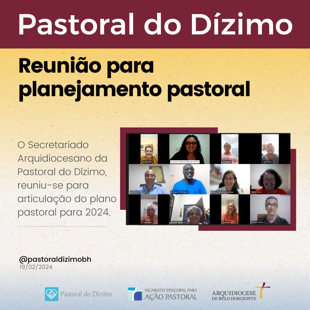 Secretariado Arquidiocesano do Dízimo(SAD) Reuniu-se para planejamento pastoral