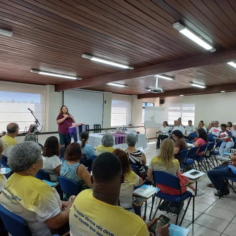 Encontro Arquidiocesano de Espiritualidade e Formação para Lideranças da Pastoral do Dízimo,  realizado no Centro Loyola.