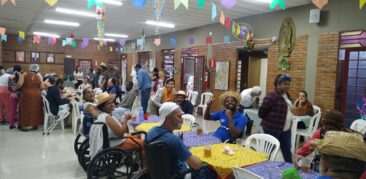Momento de espiritualidade e lazer para os amparados da Casa de Apoio à Saúde N.S. da Conceição