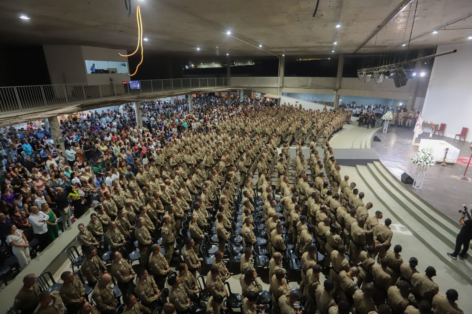 [Galeria de fotos]Formatura da PMMG reúne mais de 2 mil pessoas na Catedral Cristo Rei