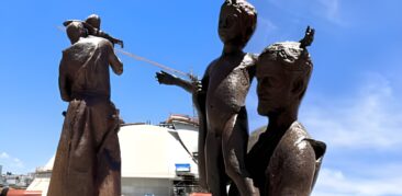 Catedral Cristo Rei recebe escultura contemporânea de São José Operário