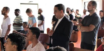 [Galeria de fotos] Dom Edmar José conduz retiro de seminaristas do Sacej: viver a graça da esperança