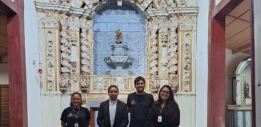 Com dom Edmar, Memorial realiza visita técnica a igrejas históricas no distrito de Mestre Caetano, em Sabará