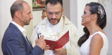 [Galeria de fotos] Cerimônia comunitária no Santuário S. Paulo da Cruz une casais em matrimônio