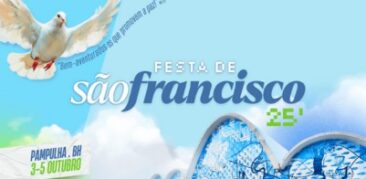 Festa de São Francisco de Assis de 3 a 5 de outubro