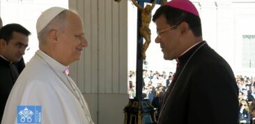 Em Roma, dom José Otacio se encontra com o Papa Leão XIV