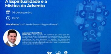 Live da CNBB Leste 2: “A Espiritualidade e a Mística do Advento”, hoje, às 19h30