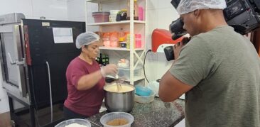 Matéria da TV Alterosa destaca a produção do Bolo Emaús