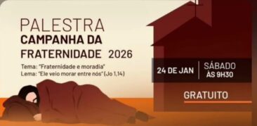 Formação sobre a Campanha da Fraternidade 2026 no Auditório da Paulinas Livraria – neste sábado, dia 24 de janeiro