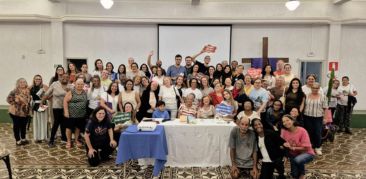 Encontro de formação na Rense reflete sobre a catequese para pessoas com deficiência