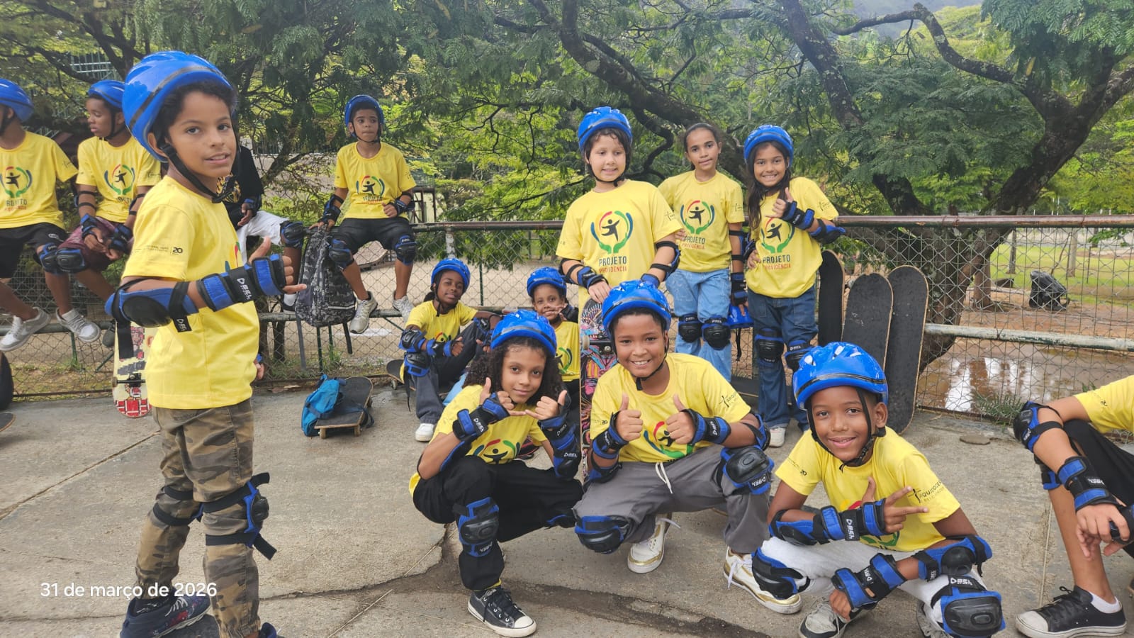 Esporte e natureza: crianças do Projeto Providência vivem dia especial no Parque das Mangabeiras