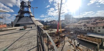 Catedral Cristo Rei: novos equipamentos para avanços significativos na obra