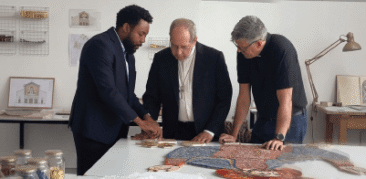 Visita de dom Walmor ao Ateliê Santa Maria Ars Pulchra (SMAP)
